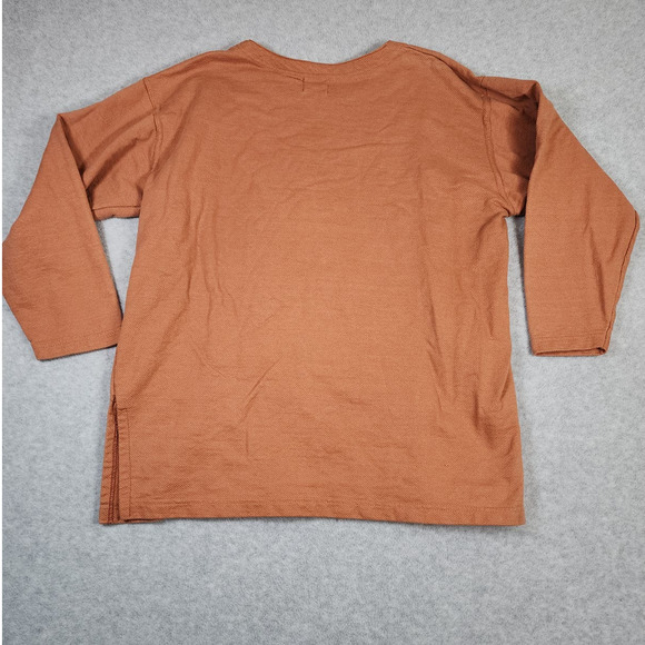 Avant Garde Designed by D.D.Y.C. Terracotta Long Sleeve Moon/Sun Top Size XL - Picture 5 of 8